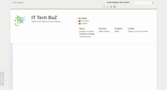 Desktop Screenshot of ittechbuz.com